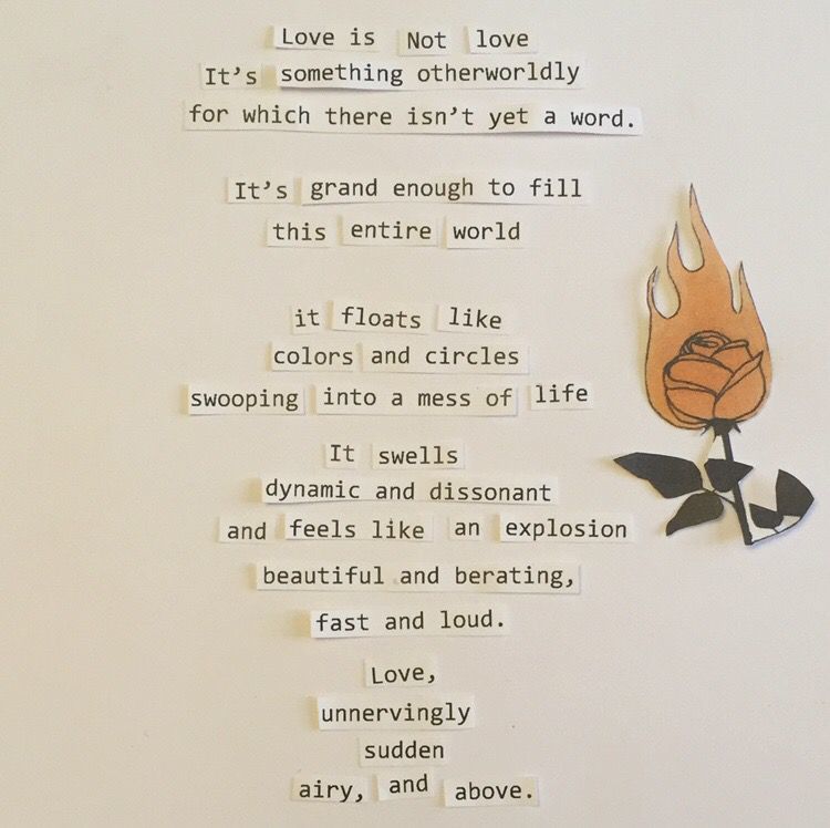 Love is something otherworldly